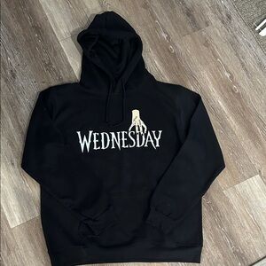 Wednesday Black Graphic Hoodie